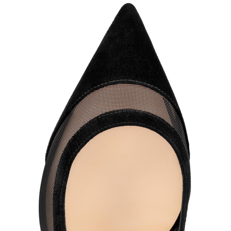 Zapatos Planos Christian Louboutin Galativi Negros | JGH-351680
