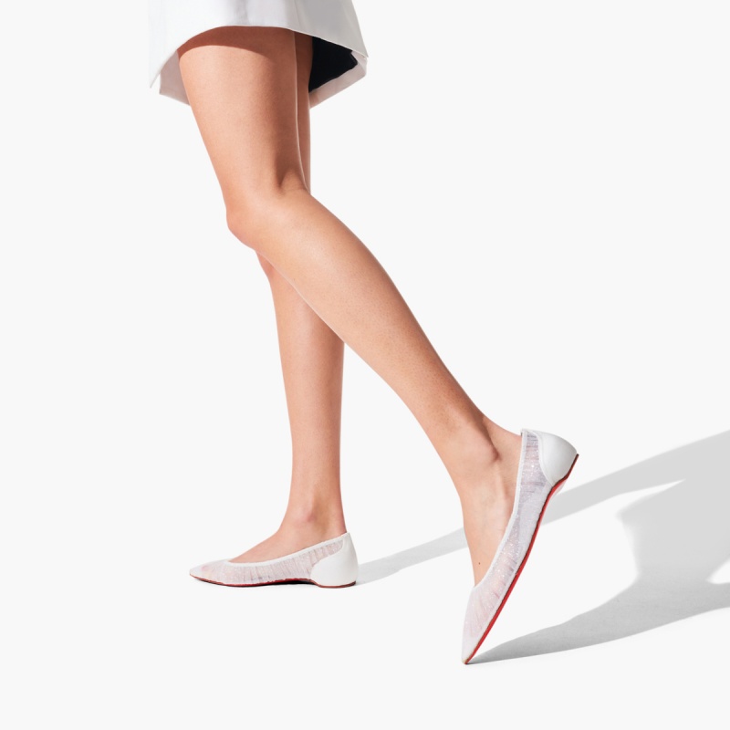 Zapatos Planos Christian Louboutin Kate Draperia Azules | TXF-432968