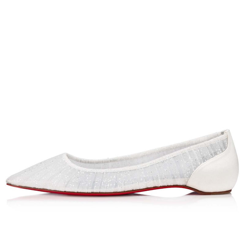 Zapatos Planos Christian Louboutin Kate Draperia Azules | TXF-432968