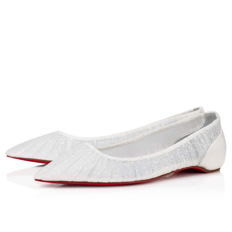 Zapatos Planos Christian Louboutin Kate Draperia Azules | TXF-432968
