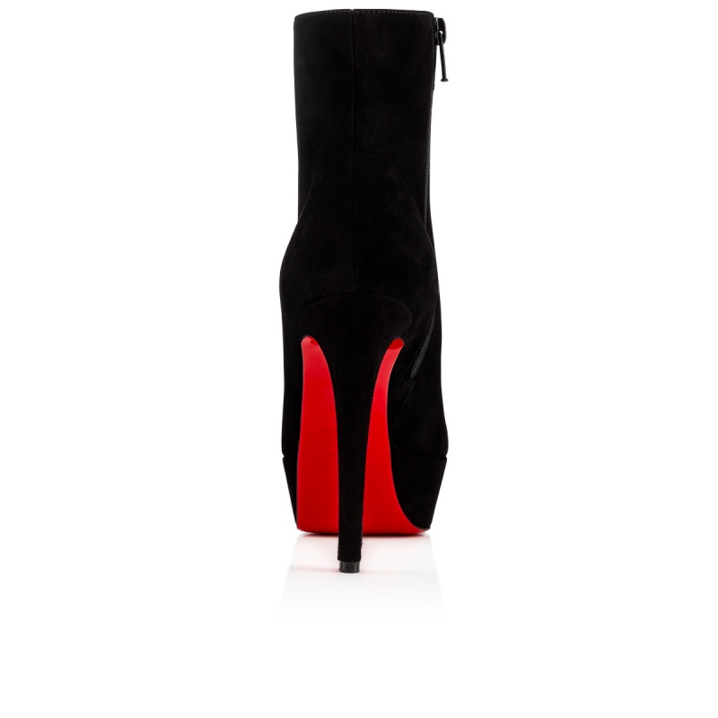 Zapatos Plataforma Christian Louboutin Bianca Booty 120 mm Negros | OWH-953076