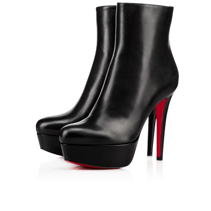 Zapatos Plataforma Christian Louboutin Bianca Booty 120 mm Negros | JPU-306814