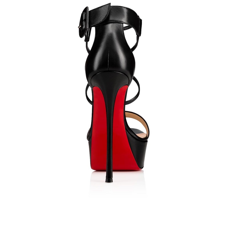 Zapatos Plataforma Christian Louboutin Choca 150 mm Negros | TJW-285094