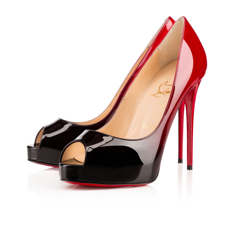 Zapatos Plataforma Christian Louboutin New Very Privé 120 mm Negros | QAR-928163