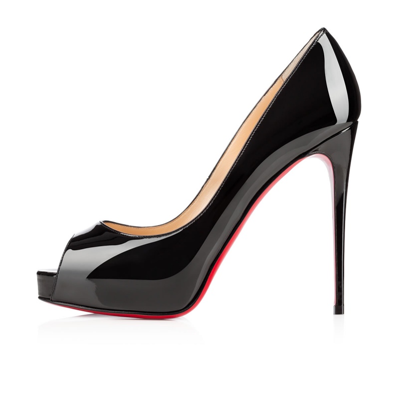Zapatos Plataforma Christian Louboutin New Very Privé 120 mm Negros | GTP-910784