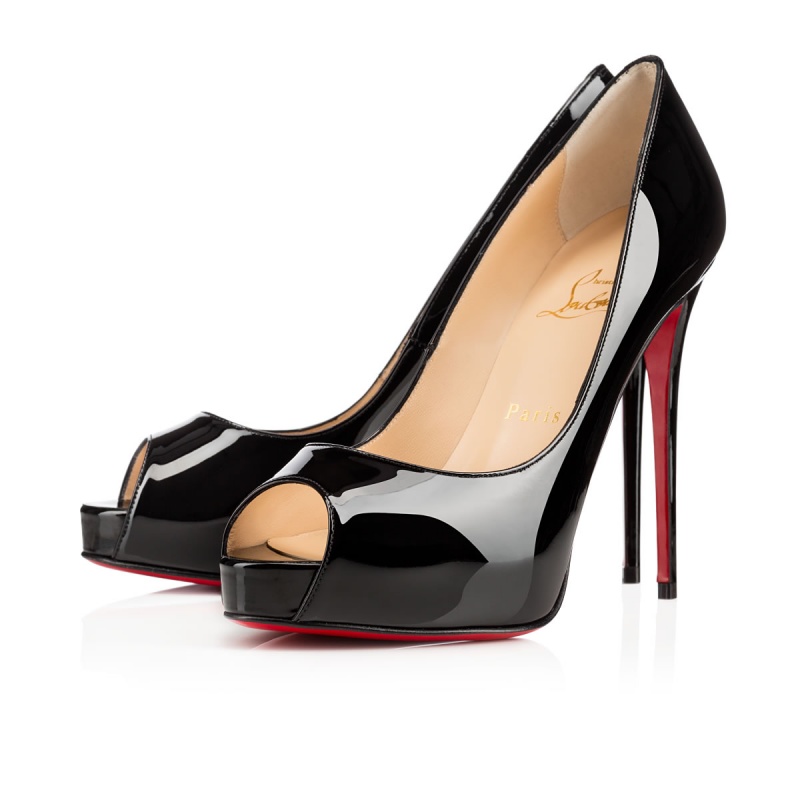 Zapatos Plataforma Christian Louboutin New Very Privé 120 mm Negros | GTP-910784