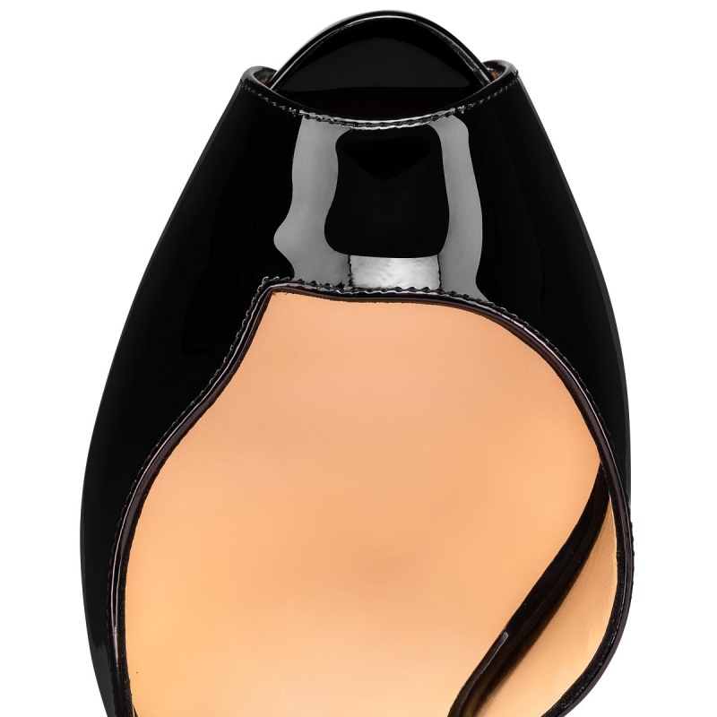 Zapatos Plataforma Christian Louboutin Round Chick Alta 120 mm Negros | LYK-376918