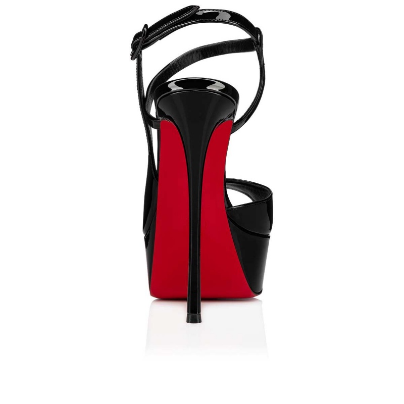 Zapatos Plataforma Christian Louboutin So Jenlove Alta 150 mm Negros Negros | BST-896154