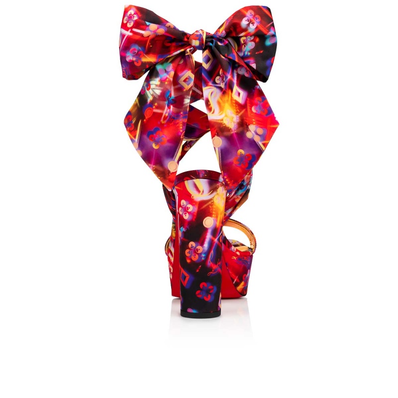 Zapatos Plataforma Christian Louboutin Sandale Du Désert Alta 130 mm Amarillos | CSO-320647