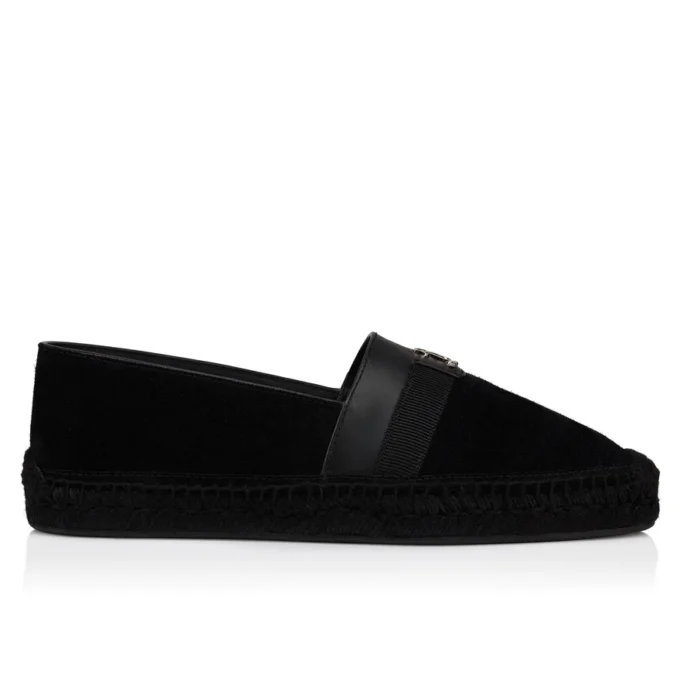 Alfarica – Alpargatas – Piel de nubuck invertida – Negro – Hombre Alfarica – Alpargatas – Piel de nubuck invertida – Negro – Hombre