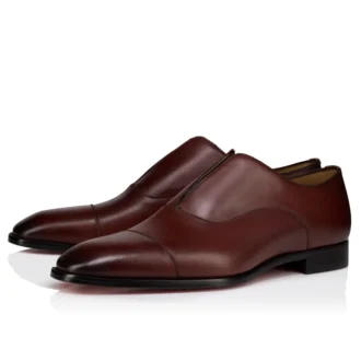 Alpha Male II – Oxfords – Piel de becerro brillante – Cuoio – Hombre