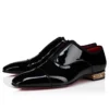 Alphamale Rocks – Zapatos Oxford – Piel de becerro charolada – Negro – Hombre