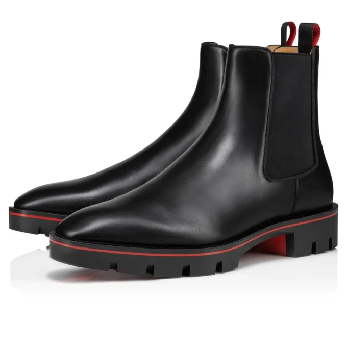 Alpinosol – Botas – Piel de becerro lisa – Negro – Hombre Alpinosol – Botas – Piel de becerro lisa – Negro – Hombre