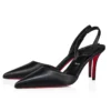 Apostropha Sling – Zapatos de tacón con talón abierto de 80 mm – Piel napa – Negro – Mujer Apostropha Sling – Zapatos de tacón con talón abierto de 80 mm – Piel napa – Negro – Mujer