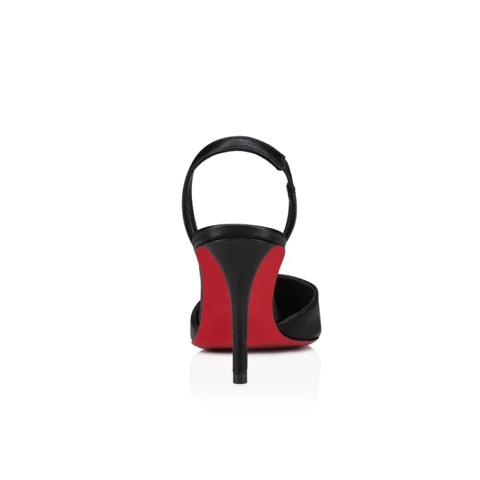 Apostropha Sling – Zapatos de tacón con talón abierto de 80 mm – Piel napa – Negro – Mujer Apostropha Sling – Zapatos de tacón con talón abierto de 80 mm – Piel napa – Negro – Mujer