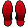 Armandine College – Botas de 70 mm – Piel de becerro encerada – Negro – Mujer