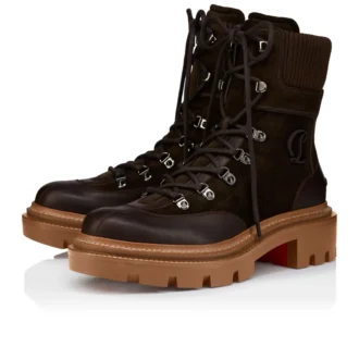 Armandine College – Botas – Piel de becerro encerada – Café – Hombre