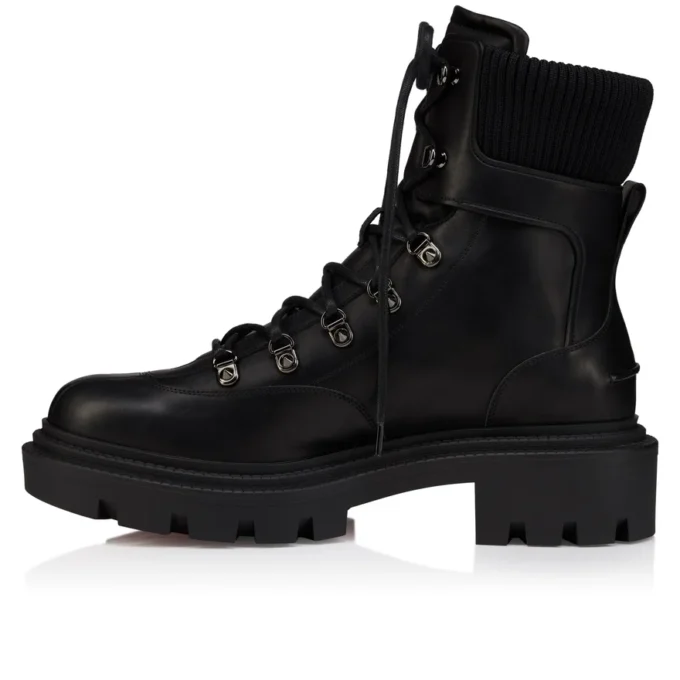 Armandine College – Botas – Piel de becerro encerada – Negro – Hombre