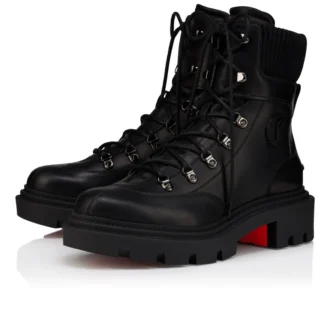 Armandine College – Botas – Piel de becerro encerada – Negro – Hombre