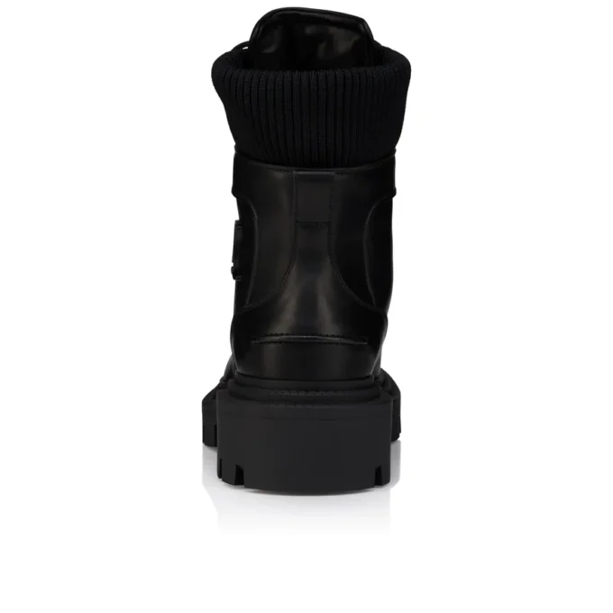 Armandine College – Botas – Piel de becerro encerada – Negro – Hombre