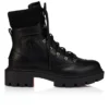 Armandine College – Botas – Piel de becerro encerada – Negro – Hombre