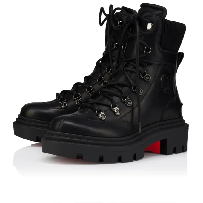 Armandine College – Botas – Piel de becerro encerada – Negro – Mujer Armandine College – Botas – Piel de becerro encerada – Negro – Mujer