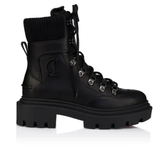 Armandine College – Botas – Piel de becerro encerada – Negro – Mujer