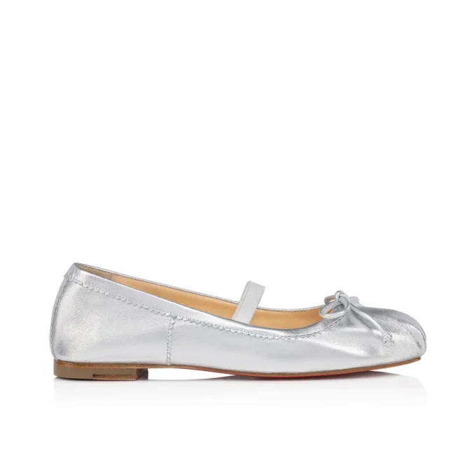 Baballet – Bailarinas – Piel napa iridiscente – Plata – Bebé Baballet – Bailarinas – Piel napa iridiscente – Plata – Bebé