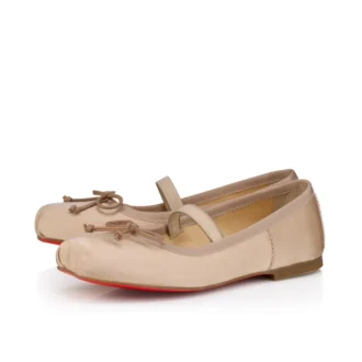 Baballet – Bailarinas – Satén crepé y piel de cordero napa – Blush – Niños