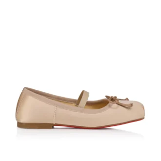 Baballet – Bailarinas – Satén crepé y piel de cordero napa – Blush – Niños