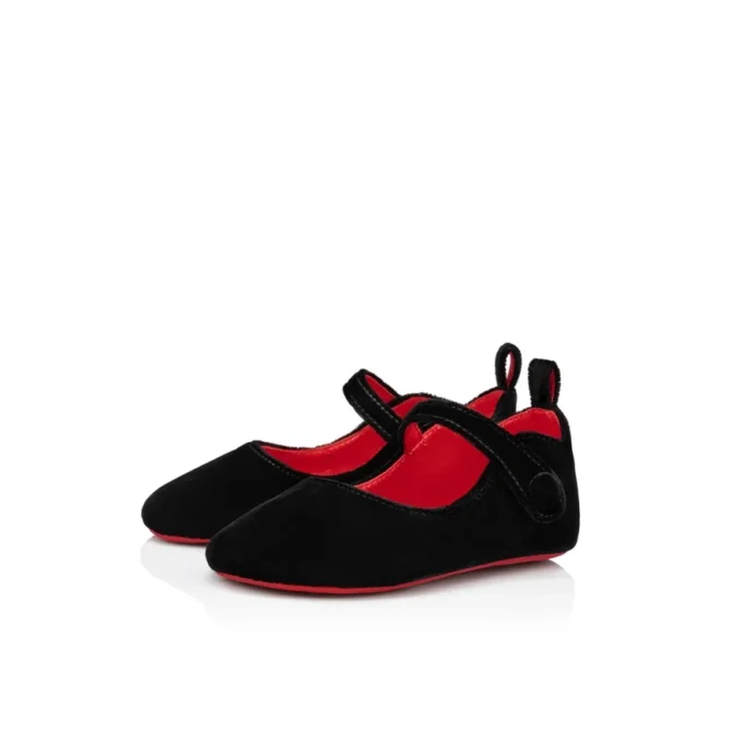 Baby Love Chick – Bailarinas – Terciopelo – Negro – Bebé