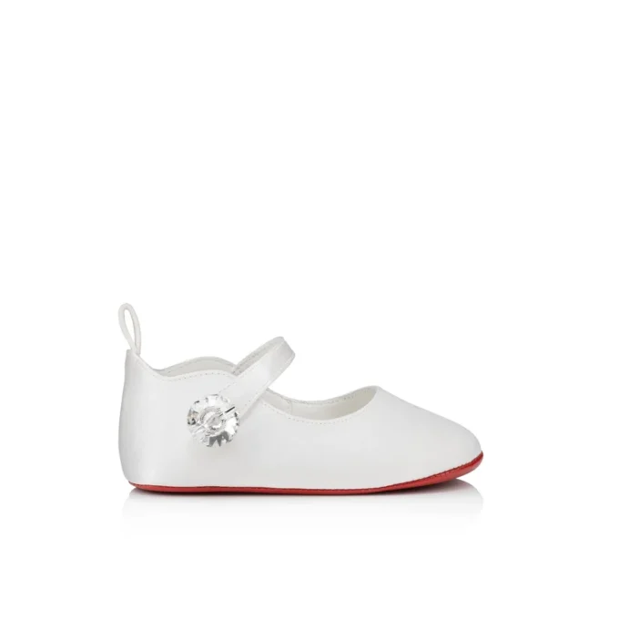 Baby Love Chick Strass – Bailarinas – Satén crepé y strass – Bianco – Bebé Baby Love Chick Strass – Bailarinas – Satén crepé y strass – Bianco – Bebé