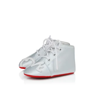 Baby Love – Derbies – Crepé satinado – Azul pastel – Bebé