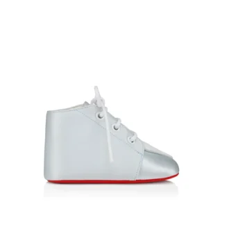 Baby Love – Derbies – Crepé satinado – Azul pastel – Bebé