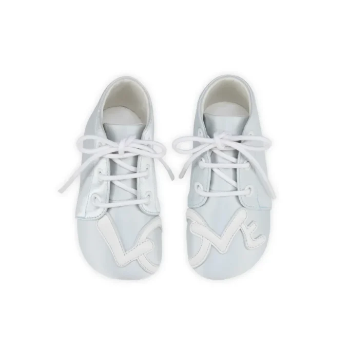 Baby Love – Derbies – Crepé satinado – Azul pastel – Bebé Baby Love – Derbies – Crepé satinado – Azul pastel – Bebé