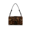 Baggy – Bolso de hombro – Piel de becerro peluda con estampado «Bengali» – Marrón Baggy – Bolso de hombro – Piel de becerro peluda con estampado «Bengali» – Marrón