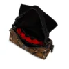 Baggy – Bolso de hombro – Piel de becerro peluda con estampado «Bengali» – Marrón Baggy – Bolso de hombro – Piel de becerro peluda con estampado «Bengali» – Marrón