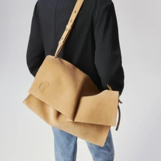 Baggy grande – Bolso de hombro – Piel de becerro – Lionne