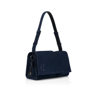Baggy Small – Bolso de hombro – Piel de becerro – Azul marino