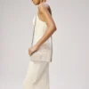 Bettina – Bolso de mano – Ante, strass y perlas – Plata Bettina – Bolso de mano – Ante, strass y perlas – Plata