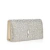Bettina – Bolso de mano – Ante, strass y perlas – Plata Bettina – Bolso de mano – Ante, strass y perlas – Plata