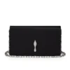 Bettina – Bolso de mano – Crepé satinado – Negro Bettina – Bolso de mano – Crepé satinado – Negro