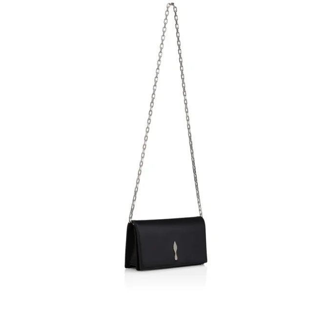 Bettina – Bolso de mano – Crepé satinado – Negro Bettina – Bolso de mano – Crepé satinado – Negro