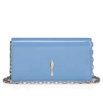 Bettina – Bolso de mano – Piel de becerro charol – Ceruleo