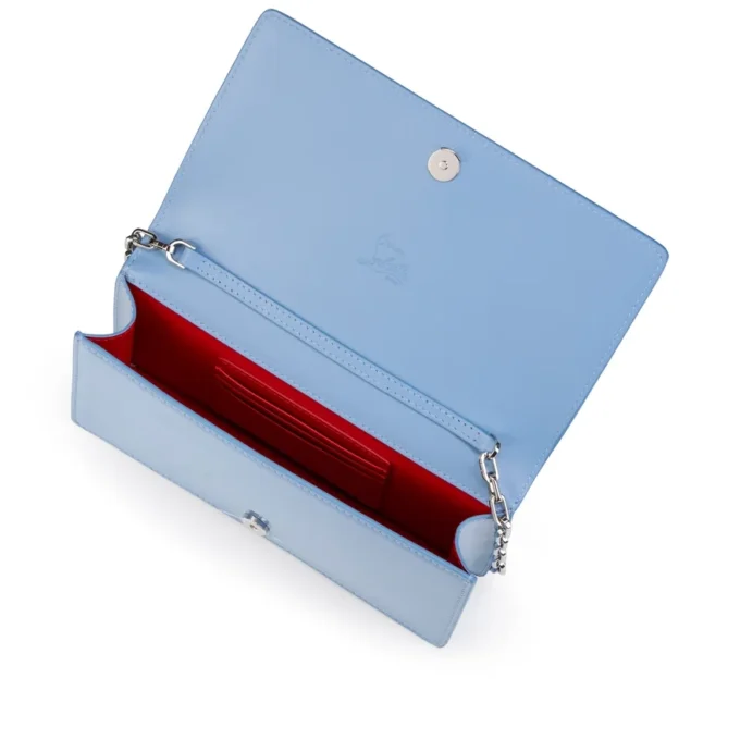 Bettina – Bolso de mano – Piel de becerro charol – Ceruleo
