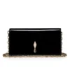 Bettina – Bolso de mano – Piel de becerro charol – Negro Bettina – Bolso de mano – Piel de becerro charol – Negro