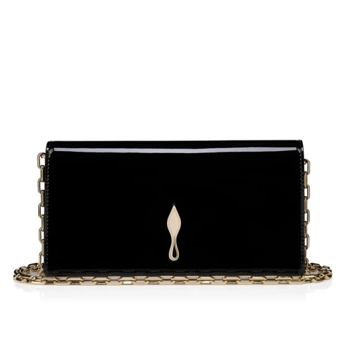 Bettina – Bolso de mano – Piel de becerro charol – Negro Bettina – Bolso de mano – Piel de becerro charol – Negro