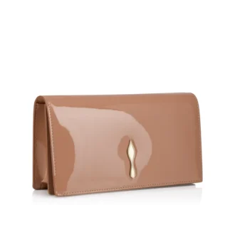 Bettina – Bolso de mano – Piel de becerro charolada – Blush