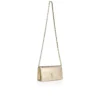 Bettina – Bolso de mano – Piel de cordero napa laminada en forma de diamante – Platino claro Bettina – Bolso de mano – Piel de cordero napa laminada en forma de diamante – Platino claro