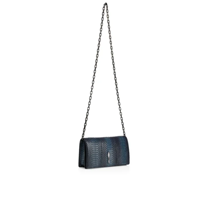 Bettina – Bolso de mano – Piel de serpiente de agua – Negro Bettina – Bolso de mano – Piel de serpiente de agua – Negro